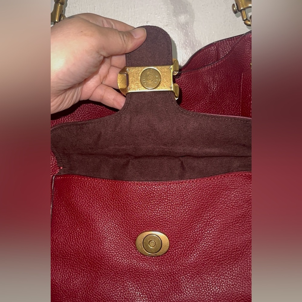 Coach soho tabby- burgundy - Picture 3 of 9